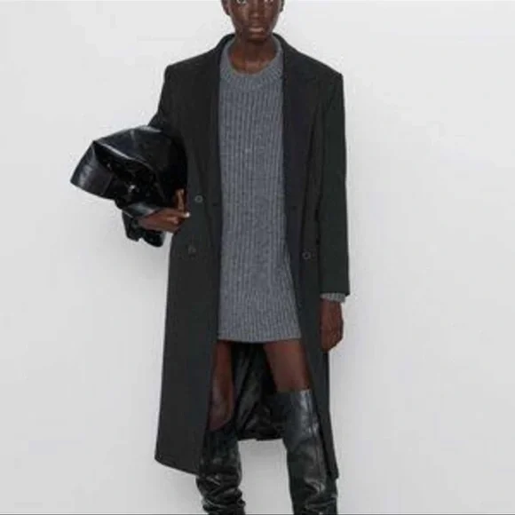 ZARA purl knit oversize fit sweater (M) - Picture 2 of 6